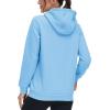 image:imageMAGCOMSEN Womens Hoodies Thick Fleece Lined Hooded Sweatshirt Warm Sherpa Lined Heavyweight Pullover with PocketSky Blue