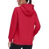 image:imageMAGCOMSEN Womens Hoodies Thick Fleece Lined Hooded Sweatshirt Warm Sherpa Lined Heavyweight Pullover with PocketTomato Red
