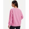 image:imageMAGCOMSEN Womens Sweatshirts Fleece Lined Pullover Crewneck Cotton Casual Winter Warm Tops with Zip PocketsPink