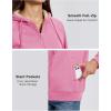 image:imageMAGCOMSEN Womens Zip Up Hoodies Sherpa Fleece Lined Sweatshirts Hooded Winter Coat Thick Warm Jackets Casual Cold WeatherHot Pink