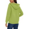 image:imageMAGCOMSEN Womens Zip Up Hoodies Sherpa Lined Fleece Thermal Jacket Full Zip Winter Warm Casual Thick Coats PocketsOlive Green