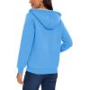 image:imageMAGCOMSEN Womens Zip Up Hoodies Sherpa Lined Fleece Thermal Jacket Full Zip Winter Warm Casual Thick Coats PocketsSky Blue