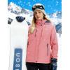 image:imageMAGCOMSEN Womens Ski Jacket Snow Winter Coat Waterproof Insulated Warm Fleece Thermal Skiing Jacket Windproof RaincoatAquared