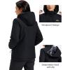 image:imageMAGCOMSEN Womens Ski Jacket Snow Winter Coat Waterproof Insulated Warm Fleece Thermal Skiing Jacket Windproof RaincoatBlack