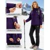 image:imageMAGCOMSEN Womens Ski Jacket Snow Winter Coat Waterproof Insulated Warm Fleece Thermal Skiing Jacket Windproof RaincoatDeeppurple