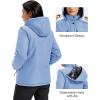 image:imageMAGCOMSEN Womens Ski Jacket Snow Winter Coat Waterproof Insulated Warm Fleece Thermal Skiing Jacket Windproof RaincoatLight Blue