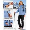image:imageMAGCOMSEN Womens Ski Jacket Snow Winter Coat Waterproof Insulated Warm Fleece Thermal Skiing Jacket Windproof RaincoatLight Blue