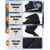 image:imageMAGCOMSEN Womens Ski Jacket Waterproof Insulated Warm Winter Coat Thermal Windproof Snow Jacket Fleece Lined RaincoatBlack