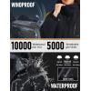 image:imageMAGCOMSEN Womens Ski Jacket Waterproof Insulated Warm Winter Coat Thermal Windproof Snow Jacket Fleece Lined RaincoatBlack