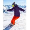 image:imageMAGCOMSEN Womens Ski Jacket Waterproof Insulated Warm Winter Coat Thermal Windproof Snow Jacket Fleece Lined RaincoatDeeppurple