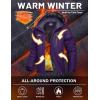 image:imageMAGCOMSEN Womens Ski Jacket Waterproof Insulated Warm Winter Coat Thermal Windproof Snow Jacket Fleece Lined RaincoatDeeppurple