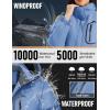 image:imageMAGCOMSEN Womens Ski Jacket Waterproof Insulated Warm Winter Coat Thermal Windproof Snow Jacket Fleece Lined RaincoatLightblue