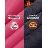 image:imageMAGCOMSEN Womens Ski Jacket Waterproof Insulated Warm Winter Coat Thermal Windproof Snow Jacket Fleece Lined RaincoatRosered