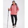 image:imageMAGCOMSEN Womens Winter Coat Ski Snow Jacket Fleece Lined Warm Waterproof Insulated Skiing Windbreaker Jacket with HoodAquared