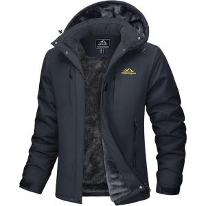 image:imageMAGCOMSEN Womens Ski Jacket Snow Winter Coat Waterproof Insulated Warm Fleece Thermal Skiing Jacket Windproof RaincoatCarbongrey
