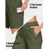 image:imageMAGCOMSEN Womens 7 Hiking Cargo Shorts Quick Dry Lightweight Golf Athlectic Casual Trendy Shorts with 5 PocketsArmy Green