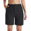 image:imageMAGCOMSEN Womens 7 Hiking Cargo Shorts Quick Dry Lightweight Golf Athlectic Casual Trendy Shorts with 5 PocketsBlack