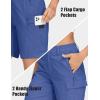 image:imageMAGCOMSEN Womens 7 Hiking Cargo Shorts Quick Dry Lightweight Golf Athlectic Casual Trendy Shorts with 5 PocketsBlue Grey