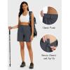 image:imageMAGCOMSEN Womens 7 Hiking Cargo Shorts Quick Dry Lightweight Golf Athlectic Casual Trendy Shorts with 5 PocketsDark Grey