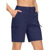 image:imageMAGCOMSEN Womens Hiking Shorts Quick Dry Lightweight Golf Shorts with 4 Pockets Summer Casual Athletic Running Shorts