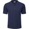 image:imageMAGCOMSEN Mens Henley Short Sleeve Shirt Moisture Wicking Lightweight Cotton TShirts Casual Summer Basic Tee Shirt04 Navy