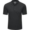 image:imageMAGCOMSEN Mens Henley Short Sleeve Shirt Moisture Wicking Lightweight Cotton TShirts Casual Summer Basic Tee Shirt05 Black Heather