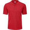 image:imageMAGCOMSEN Mens Henley Short Sleeve Shirt Moisture Wicking Lightweight Cotton TShirts Casual Summer Basic Tee Shirt08 Tomato