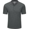 image:imageMAGCOMSEN Mens Henley Short Sleeve Shirt Moisture Wicking Lightweight Cotton TShirts Casual Summer Basic Tee Shirt16 Dark Grey Heather