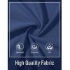 image:imageMAGCOMSEN Mens Henley Short Sleeve Shirt Moisture Wicking Lightweight Cotton TShirts Casual Summer Basic Tee Shirt2 Dark Blue Heather