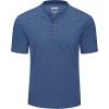 image:imageMAGCOMSEN Mens Henley Short Sleeve Shirt Moisture Wicking Lightweight Cotton TShirts Casual Summer Basic Tee Shirt20 Grey Blue Heather
