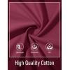 image:imageMAGCOMSEN Mens Henley Short Sleeve Shirt Moisture Wicking Lightweight Cotton TShirts Casual Summer Basic Tee Shirt34 Wine Red