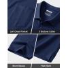 image:imageMAGCOMSEN Mens Polo Shirts Short Sleeve Cotton Pique Golf Shirts with Pocket Casual Performance Moisture Wicking Polos1 Navy Blue