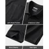 image:imageMAGCOMSEN Mens Polo Shirts Short Sleeve Cotton Pique Golf Shirts with Pocket Casual Performance Moisture Wicking Polos2 Black