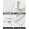 image:imageMAGCOMSEN Mens Polo Shirts Short Sleeve Cotton Pique Golf Shirts with Pocket Casual Performance Moisture Wicking Polos3 White