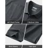 image:imageMAGCOMSEN Mens Polo Shirts Short Sleeve Cotton Pique Golf Shirts with Pocket Casual Performance Moisture Wicking Polos7 Dark Grey