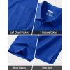 image:imageMAGCOMSEN Mens Polo Shirts Short Sleeve Cotton Pique Golf Shirts with Pocket Casual Performance Moisture Wicking PolosColor Blue