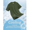 image:imageMAGCOMSEN Mens TShirts Short Sleeve UPF 50 Lightweight Moisture Wicking Basic Crewneck Casual Summer Cooling T ShirtArmygreen