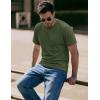 image:imageMAGCOMSEN Mens TShirts Short Sleeve UPF 50 Lightweight Moisture Wicking Basic Crewneck Casual Summer Cooling T ShirtArmygreen
