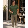 image:imageMAGCOMSEN Mens TShirts Short Sleeve UPF 50 Lightweight Moisture Wicking Basic Crewneck Casual Summer Cooling T ShirtArmygreen