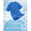 image:imageMAGCOMSEN Mens TShirts Short Sleeve UPF 50 Lightweight Moisture Wicking Basic Crewneck Casual Summer Cooling T ShirtAzure