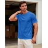 image:imageMAGCOMSEN Mens TShirts Short Sleeve UPF 50 Lightweight Moisture Wicking Basic Crewneck Casual Summer Cooling T ShirtAzure