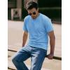 image:imageMAGCOMSEN Mens TShirts Short Sleeve UPF 50 Lightweight Moisture Wicking Basic Crewneck Casual Summer Cooling T ShirtBlue