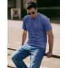 image:imageMAGCOMSEN Mens TShirts Short Sleeve UPF 50 Lightweight Moisture Wicking Basic Crewneck Casual Summer Cooling T ShirtBlue Grey
