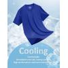 image:imageMAGCOMSEN Mens TShirts Short Sleeve UPF 50 Lightweight Moisture Wicking Basic Crewneck Casual Summer Cooling T ShirtColor Blue