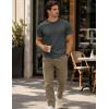image:imageMAGCOMSEN Mens TShirts Short Sleeve UPF 50 Lightweight Moisture Wicking Basic Crewneck Casual Summer Cooling T ShirtDark Grey