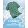 image:imageMAGCOMSEN Mens TShirts Short Sleeve UPF 50 Lightweight Moisture Wicking Basic Crewneck Casual Summer Cooling T ShirtGrey Green