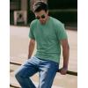 image:imageMAGCOMSEN Mens TShirts Short Sleeve UPF 50 Lightweight Moisture Wicking Basic Crewneck Casual Summer Cooling T ShirtGrey Green