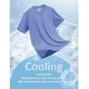 image:imageMAGCOMSEN Mens TShirts Short Sleeve UPF 50 Lightweight Moisture Wicking Basic Crewneck Casual Summer Cooling T ShirtLight Blue