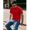 image:imageMAGCOMSEN Mens TShirts Short Sleeve UPF 50 Lightweight Moisture Wicking Basic Crewneck Casual Summer Cooling T ShirtTomato Red