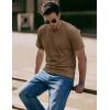image:imageMAGCOMSEN Mens TShirts Short Sleeve UPF 50 Lightweight Moisture Wicking Basic Crewneck Casual Summer Cooling T ShirtWolf Brown